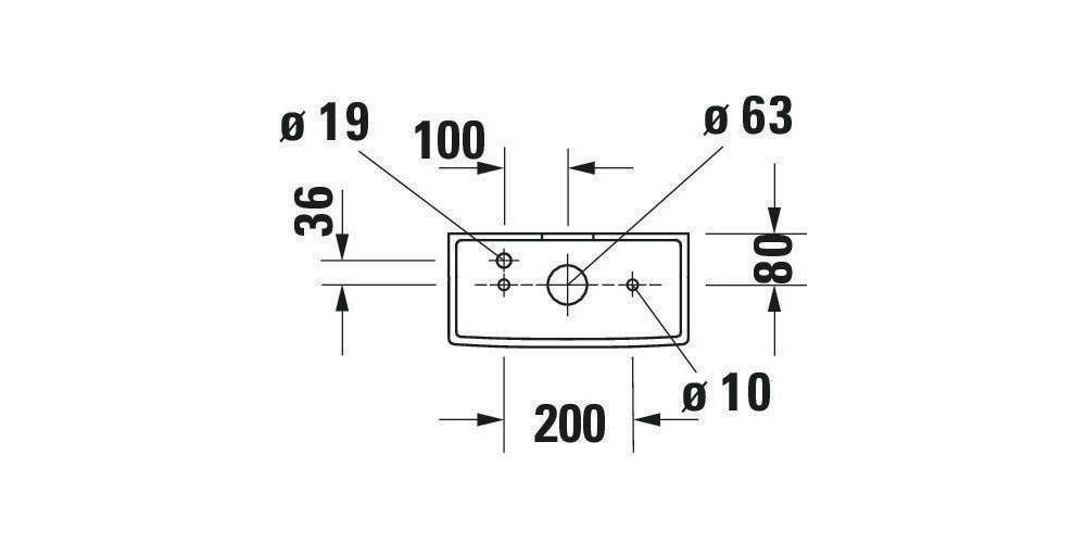 Duravit Spülkasten STARCK 3 390x185mm Anschluss unten links weiß WG-1