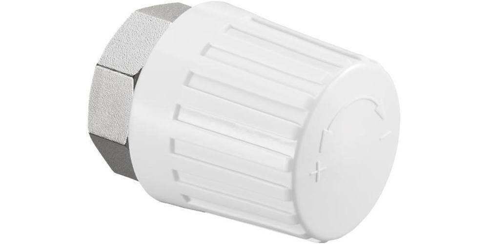 Oventrop Handregulierkopf Gewindeanschluss M30x1,5, Weiß, 1012565-1