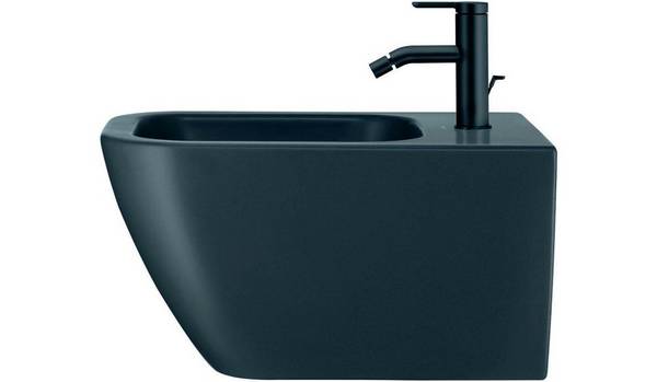 Duravit Wand-Bidet HAPPY D.2 m ÜL HLB 355x540mm 1 HL anthr matt WG