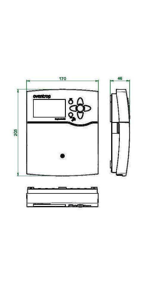 Oventrop Heizkreisregler Regtronic R mit 1 Außenfühler und 3 weiteren Fühlern-1