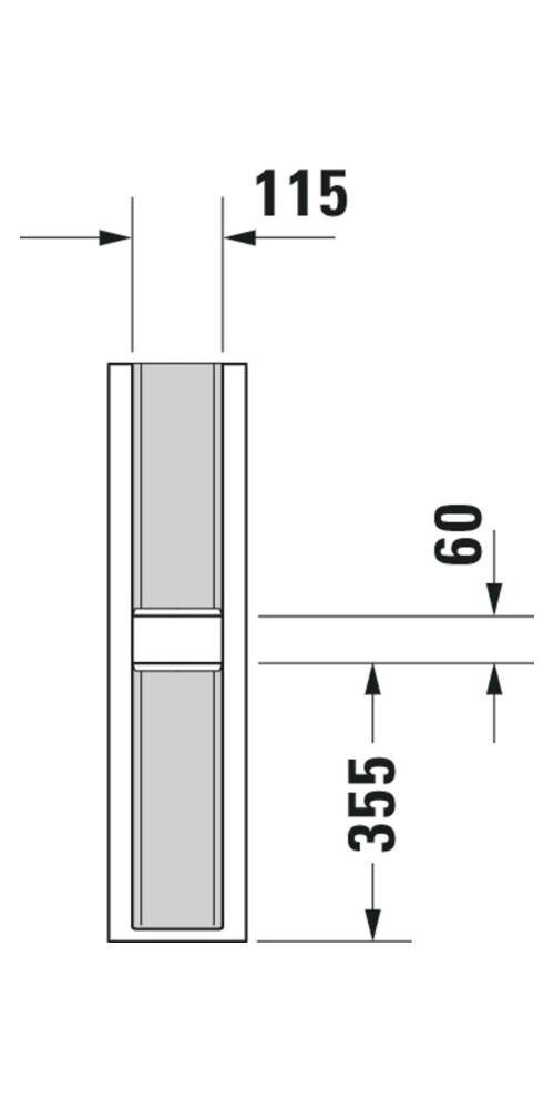 Duravit Standsäule ME by Starck 175x210mm weiß-2