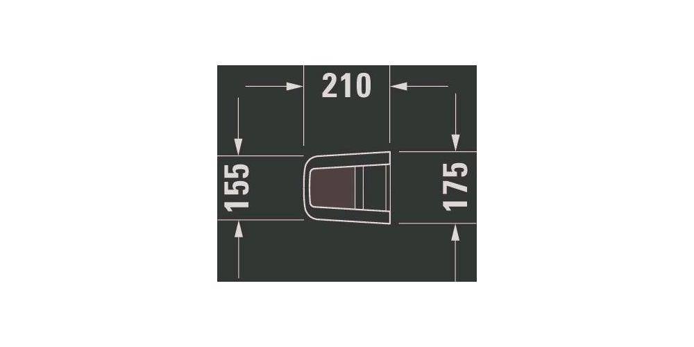 Duravit Standsäule ME by Starck 175x210mm weiß-4