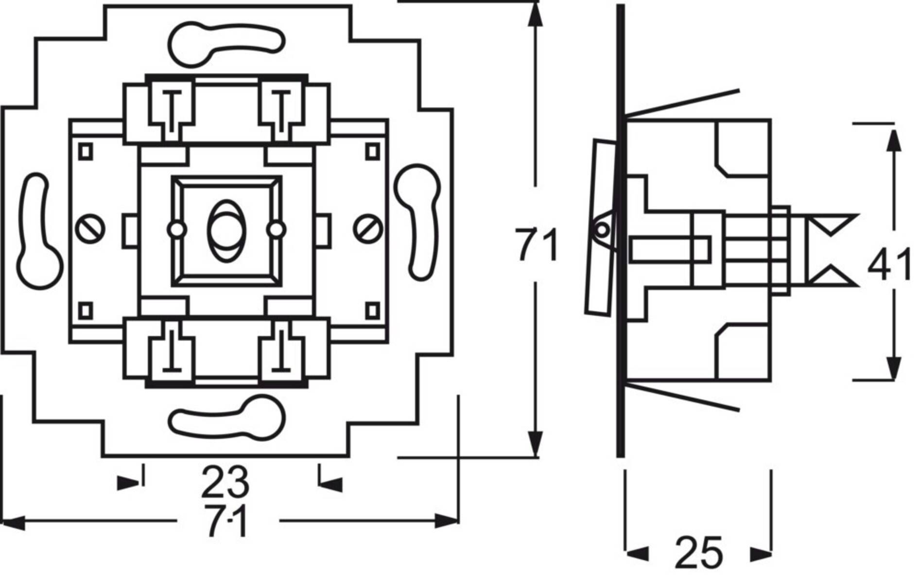 BUSCH AUS/WECHSELSCHALTER KONTROL 2CKA001022A0474-2