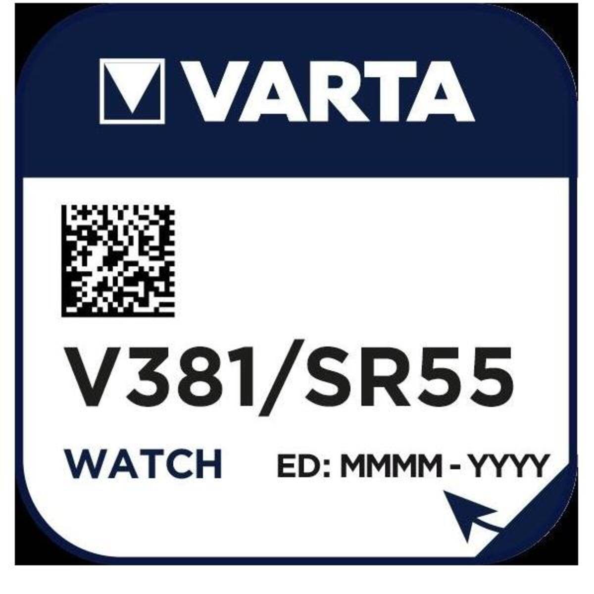 10 Stk. Varta Cons.Varta Uhren-Batterie V 381 Stk-0