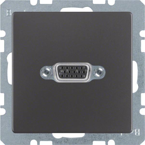 Berker VGA Steckdose anth/sa 3315416086-0