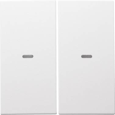Berker Abdeckung S.x 2fach polarweiss matt