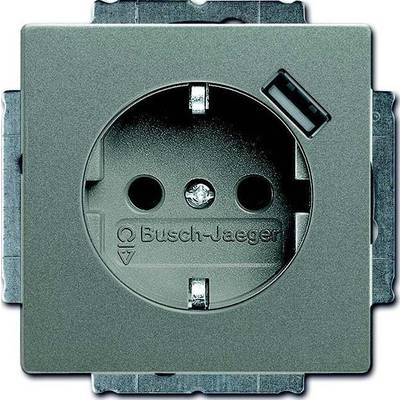 BUSCH JAEGER - Schuko/USB-Steckdose graumetallic 20 EUCBUSB-803 kaufen