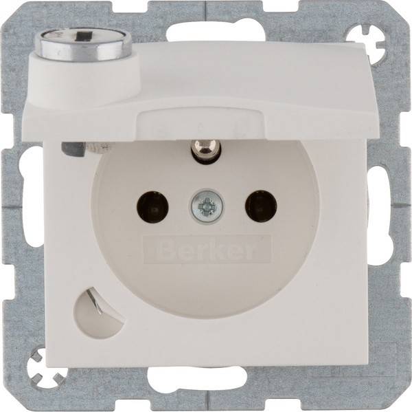 Berker Steckdose m. Erdstift 6768111909-0
