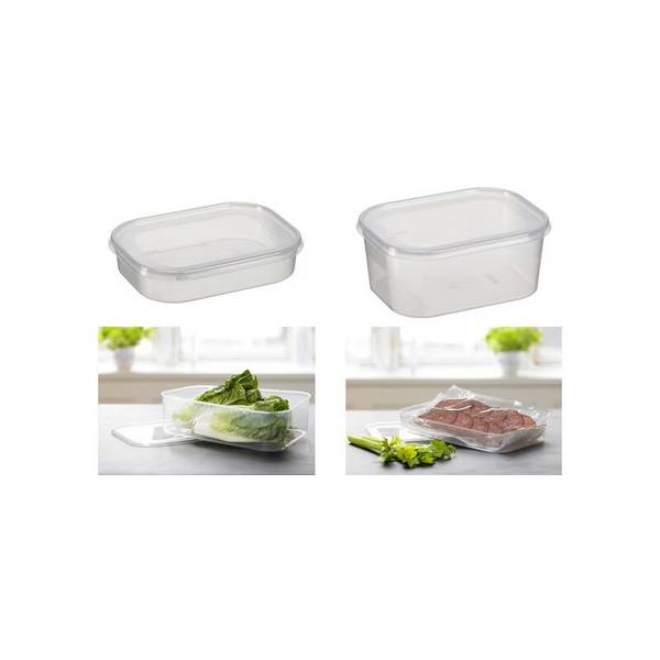 plast team Gefrierdose Helsinki 1,5 Liter, rechteckig (63600375)