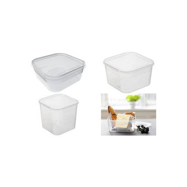 plast team Gefrierdose Helsinki, 4,6 Liter, quadratisch (63600419)