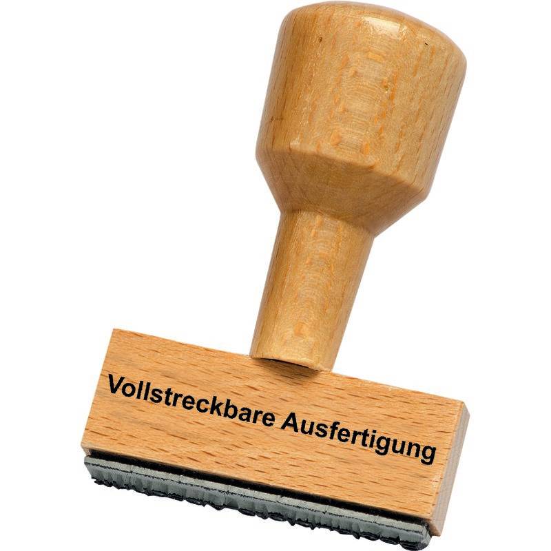 SoldanPlus Holzstempel "Vollstreckbare Ausfertigung"-0