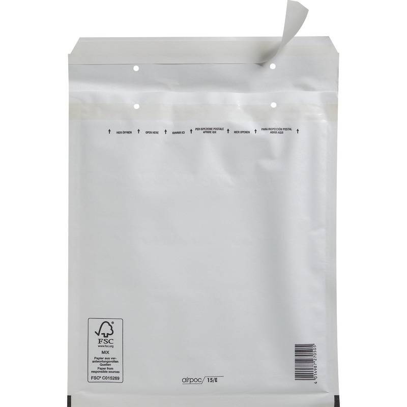 MAILmedia Luftpolster-Versandtaschen, Typ 15/E, weiß, 17 g-1