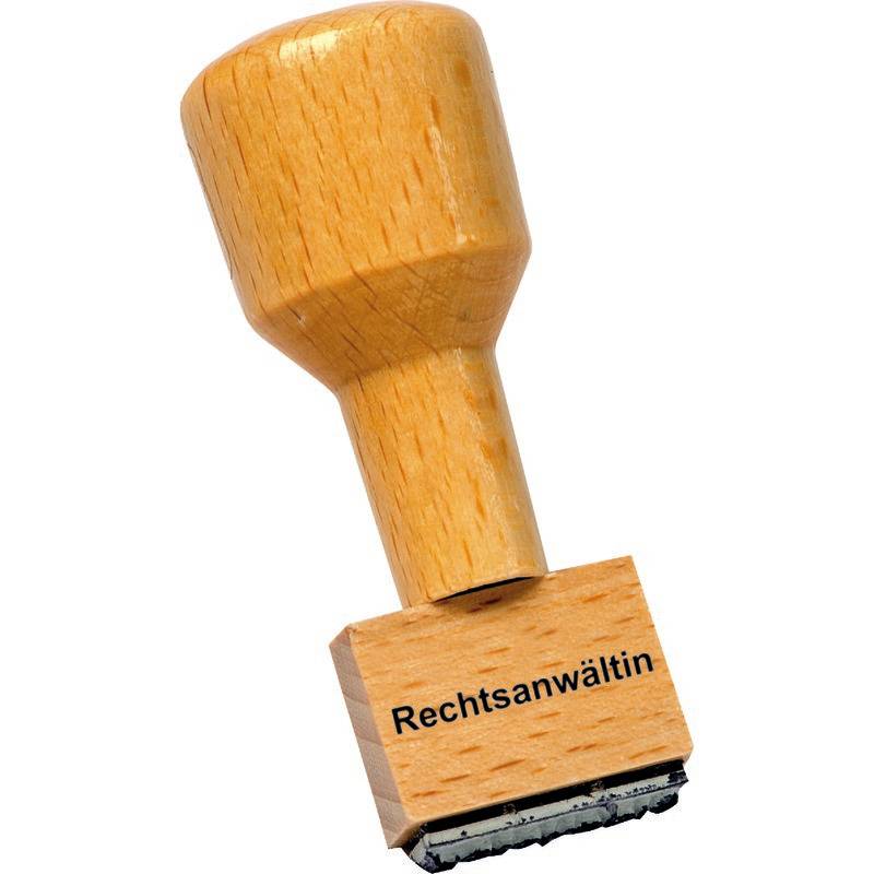 SoldanPlus Holzstempel "Rechtsanwältin"-1