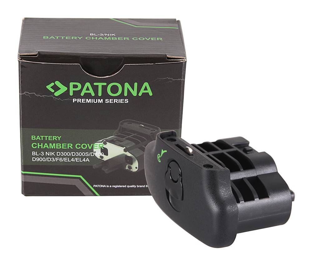 PATONA Premium Akkufachdeckel BL-3 f. Nikon D300 D300S D700 F6 D3 EL4 EL4a im Batteriegriff MB-D10 M-0