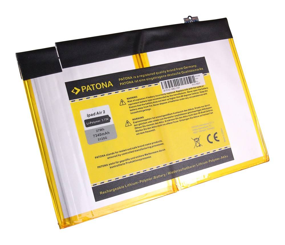 PATONA Akku f. Apple iPad Air 2 Apple A1547-0