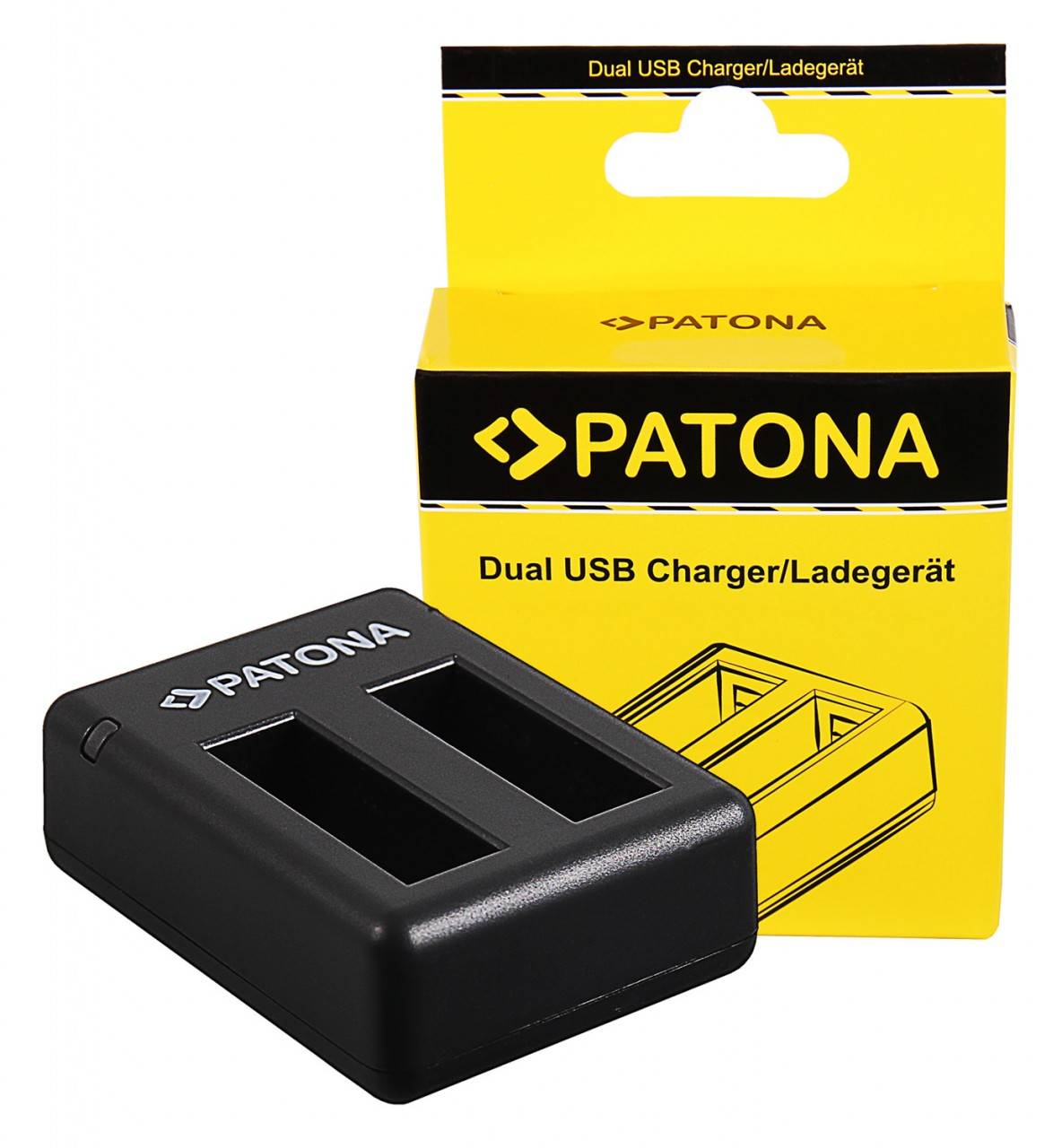 PATONA Dual Ladegerät f. Insta360 One X Action Cam inkl. Micro-USB Kabel-0
