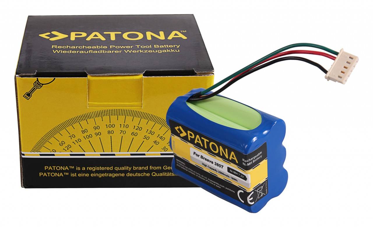 PATONA Akku f. iRobot Braava 380 380T 390 390T Mint Plus 5200 5200C-0
