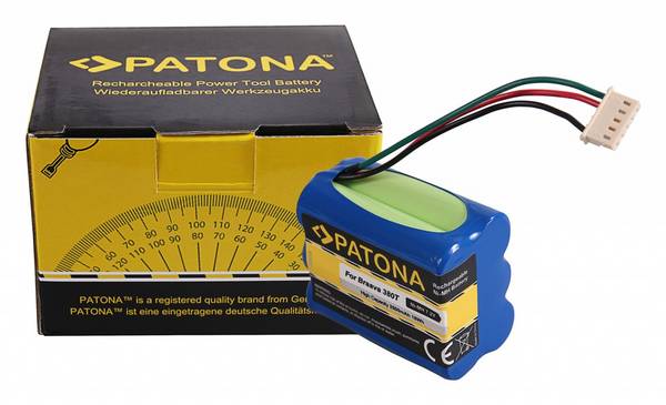 PATONA Akku f. iRobot Braava 380 380T 390 390T Mint Plus 5200 5200C