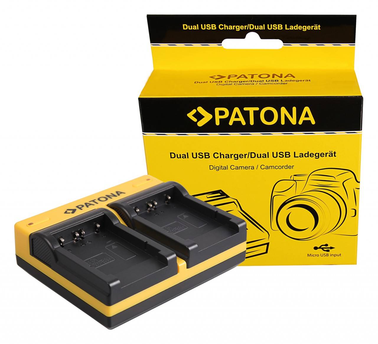PATONA Dual Ladegerät f. Sony NP-FT1 NP-FR1 DSC-T1 DSC-T3 DSC-T5 DSC-T9 DSC-T10 L1 DSC-T33 DSC-T11 i-0