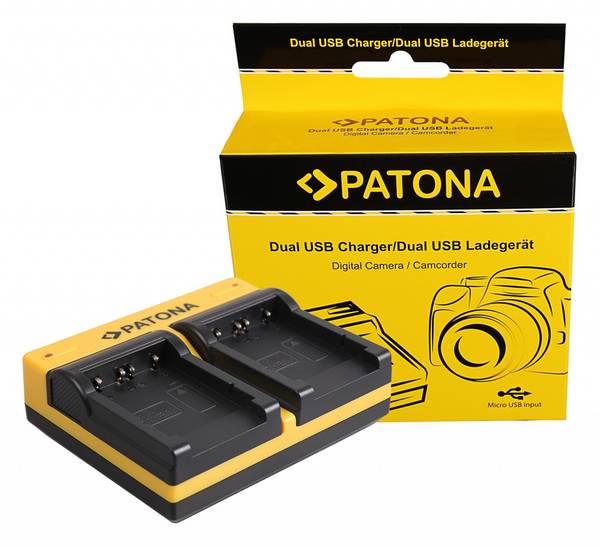 PATONA Dual Ladegerät f. Sony NP-FT1 NP-FR1 DSC-T1 DSC-T3 DSC-T5 DSC-T9 DSC-T10 L1 DSC-T33 DSC-T11 i
