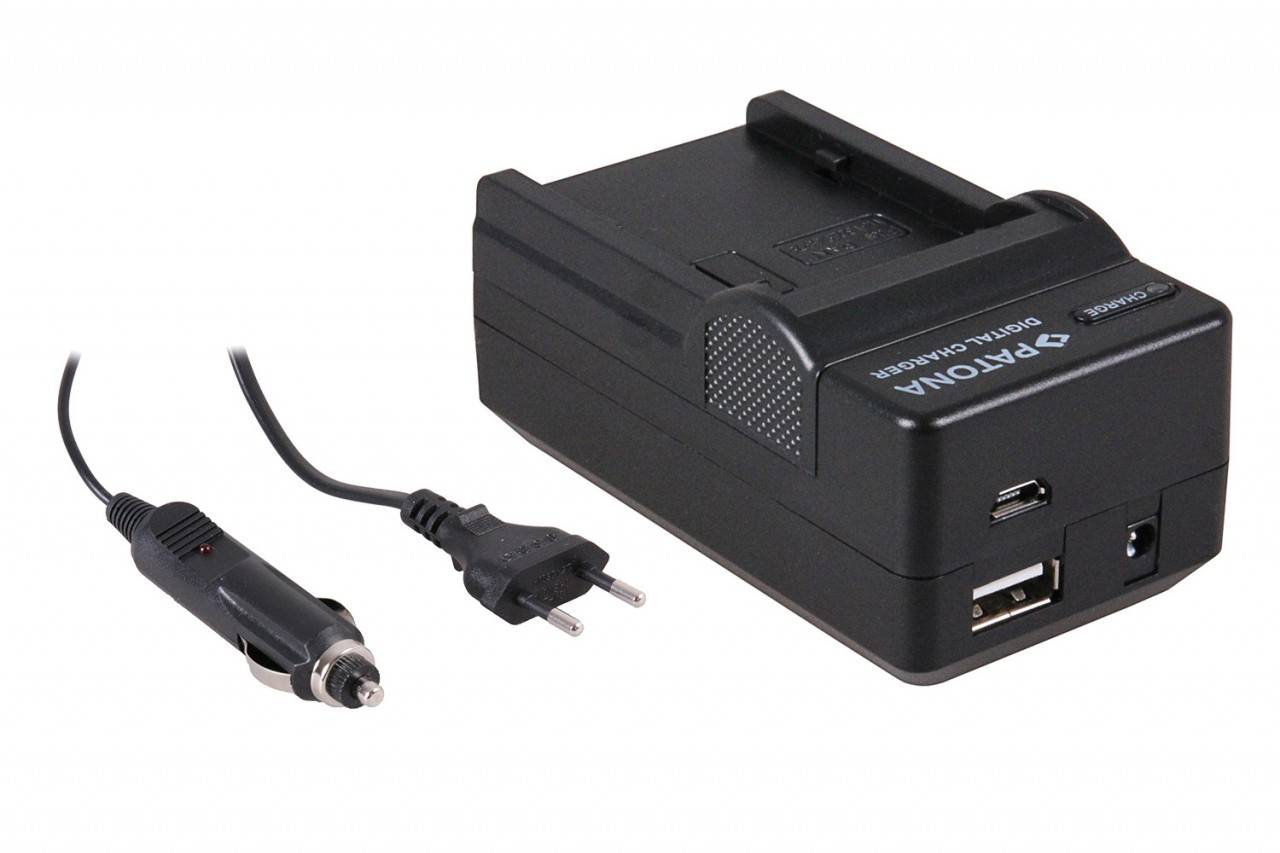 PATONA 4in1 Ladegerät f. Panasonic VW-VBD29 VW-VBD58 VW-VBD78