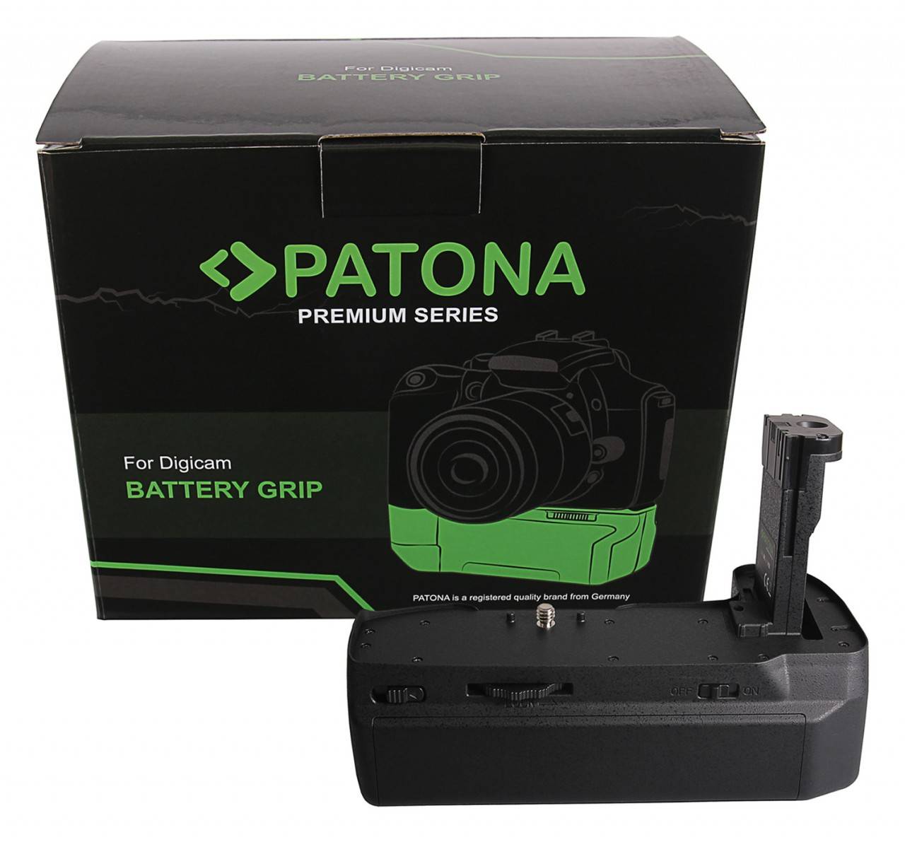 PATONA Premium Batteriegriff für Blackmagic 4K 6K für 3 Akkus LP-E6N inkl. USB C Netzteil-0