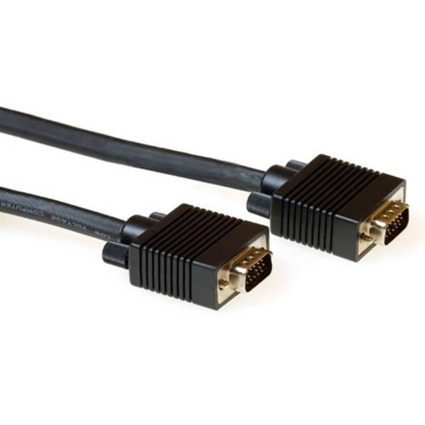 ACT AK4250 Hochleistungs-VGA-Anschlusskabel Stecker-Stecker Schwarz - 50 cm