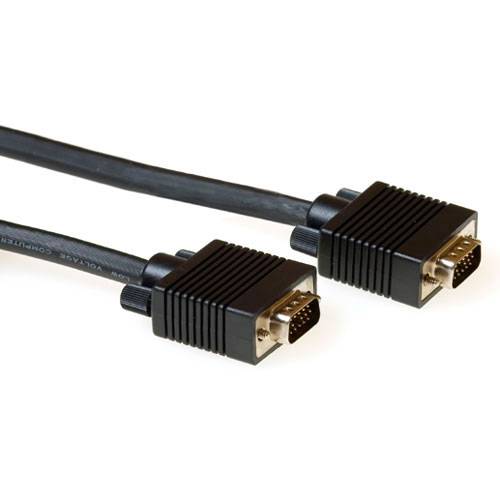 ACT AK4250 Hochleistungs-VGA-Anschlusskabel Stecker-Stecker Schwarz - 50 cm-0