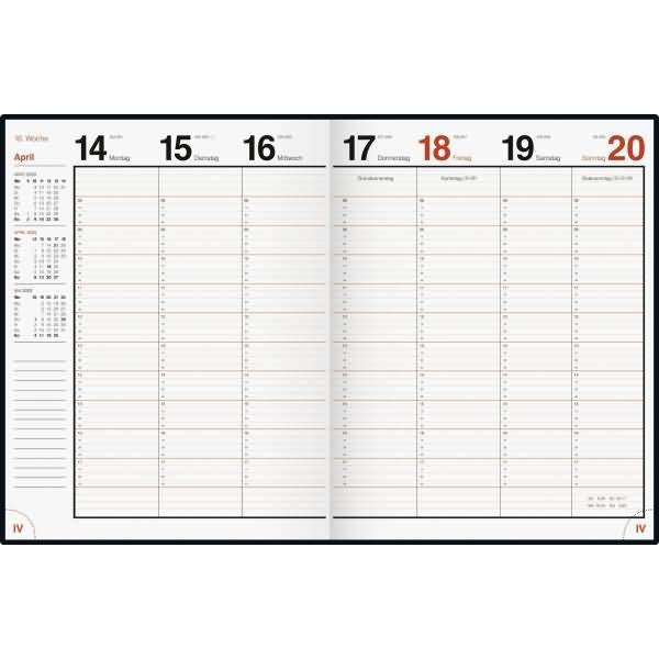 rido idé Buchkalender "magnum Catana", 2023, schwarz (6280083)-1