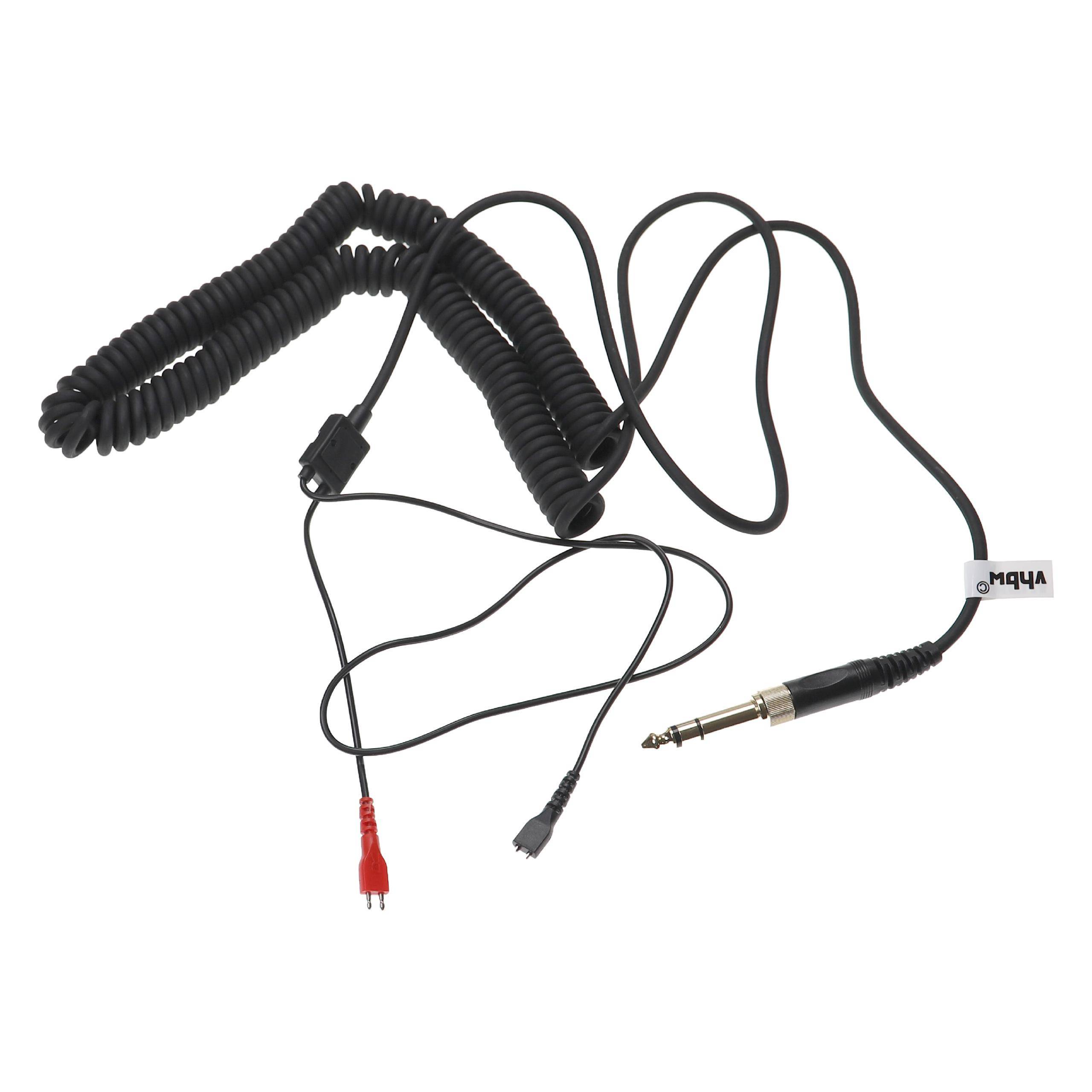 vhbw Audio AUX Kabel kompatibel mit Sennheiser HD 420 | HD 420 SL, HD 425 Kopfhörer - Audiokabel 3,5 mm Klinkenstecker-2
