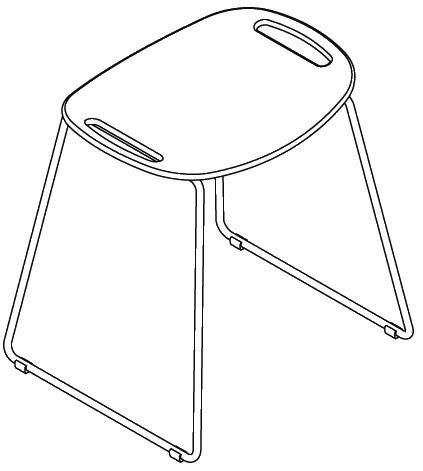 HEWI Duschhocker H 507mm B 489mm anthrazitgrau-1