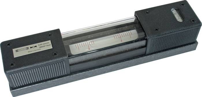Horizontalwasserwaage DIN 877 Genauigk.0,1 mm/m 0,6 mm/m 200x42x42mm ROECKLE-0