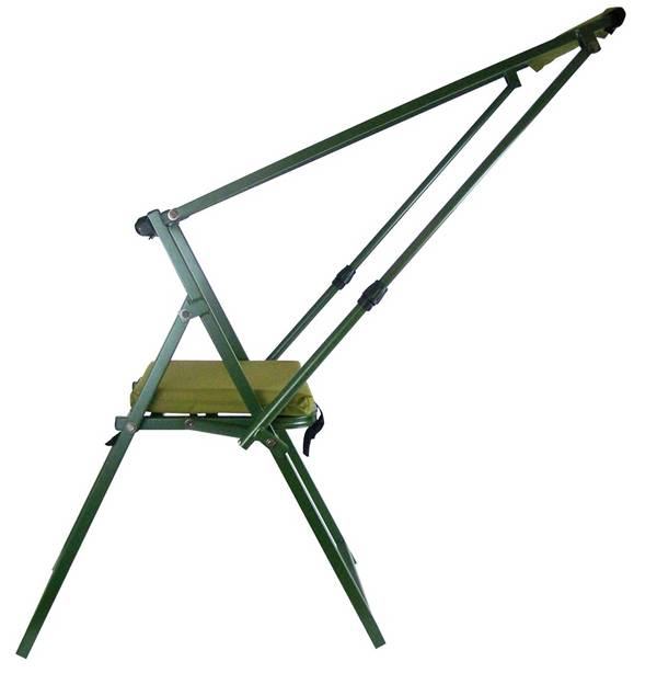 Aluminiumansitzstuhl mit verstellbarer Gewehrauflage