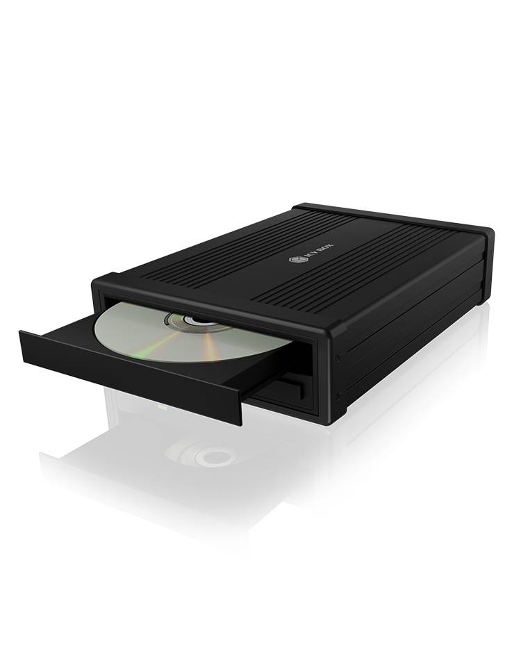 IB-525-U3, Gehäuse für 1x 5,25" SATA DVD/Blue-Ray Laufwerk, schwarz-4