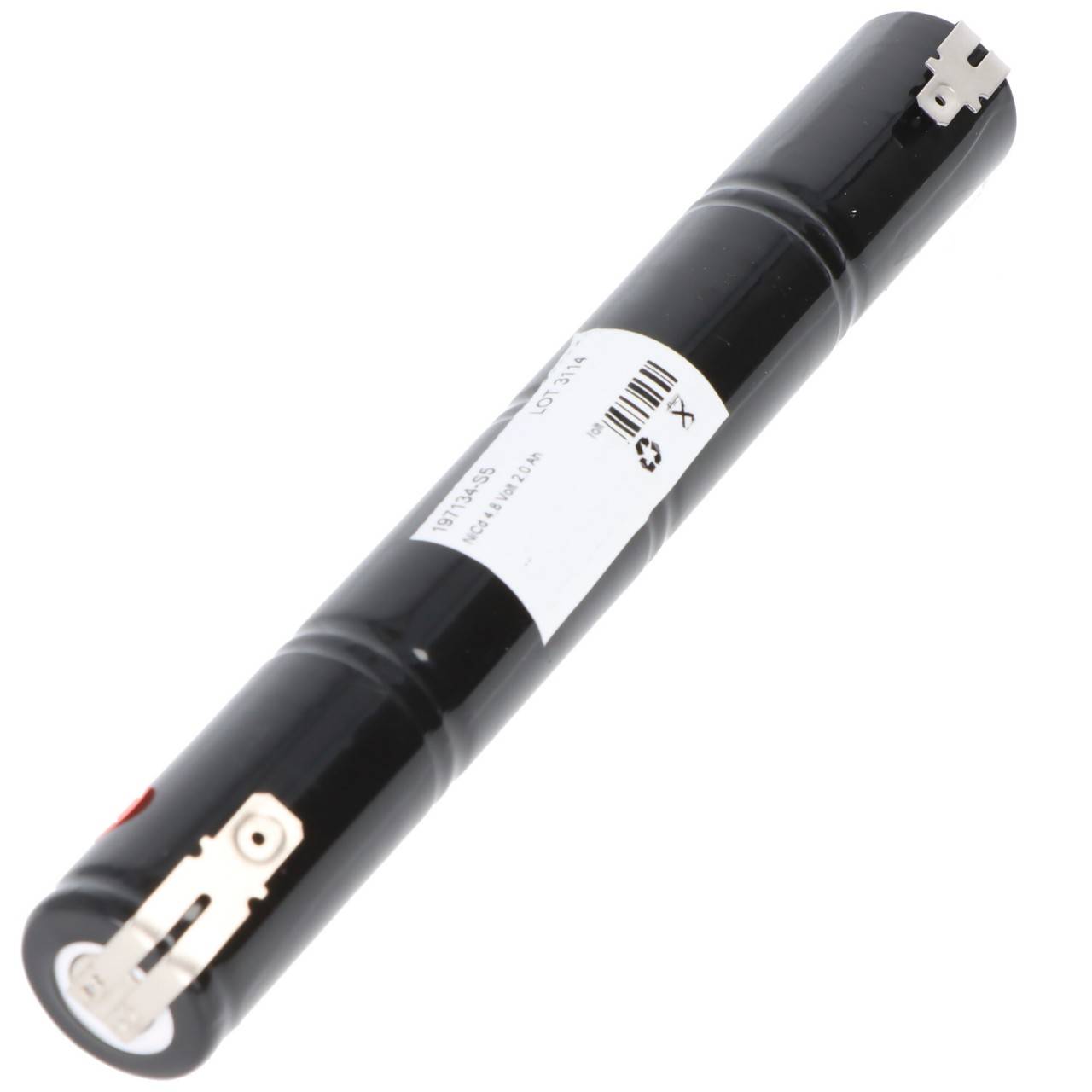 Notbeleuchtungs-Akku L1x4 Saft VNT CS mit Faston +6,3 mm -4,8 mm 4,8V, 1800mAh-1