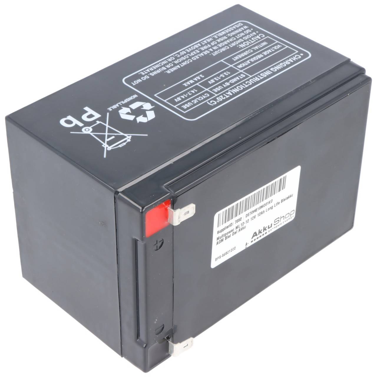 Multipower ML12-12 12V 12Ah Long Life Bleiakku AGM Blei Gel Akku-3