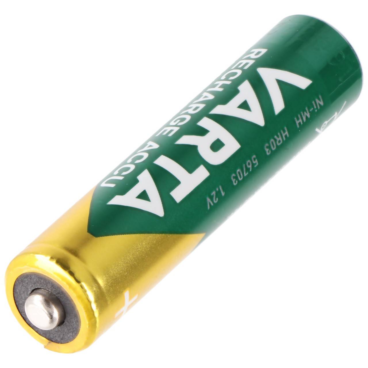 Varta Akku NiMH, Micro, AAA, HR03, 1.2V/800mAh Accu Power, Pre-charged, Retail Box (10-Pack)-3