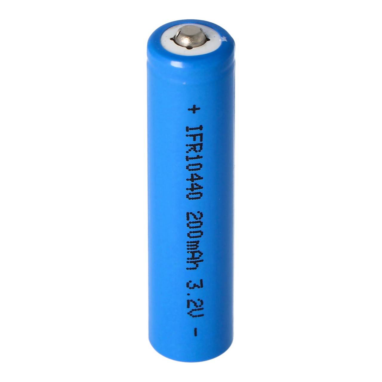 3,2 Volt Solar Akku Lithium IFR 10440 200mAh LiFePo4 Akku, 3,2 Volt Akku AAA Solar mit Kopf ungeschützt 44,1 x 10,1mm-4