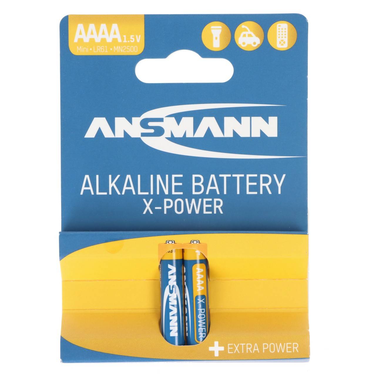 41,9 x 7,9mm AAAA Alkaline Batterie LR61 AAAA im 2er Pack-0