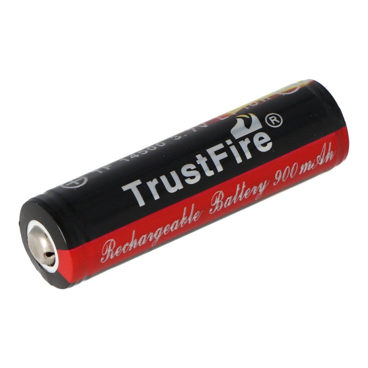 Trustfire 14500 900mAh 3,7V geschützte Li-Ion-Zelle Abmessungen 50,95x14,15mm-2