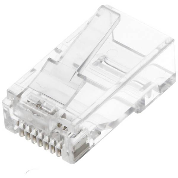 Goobay RJ45 Stecker, CAT 6A UTP ungeschirmt für Rundkabel, mit Einfädelhilfe