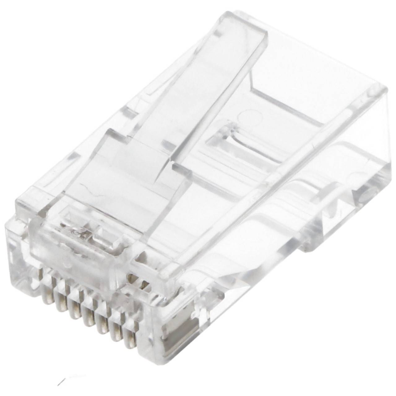 Goobay RJ45 Stecker, CAT 6A UTP ungeschirmt für Rundkabel, mit Einfädelhilfe-0