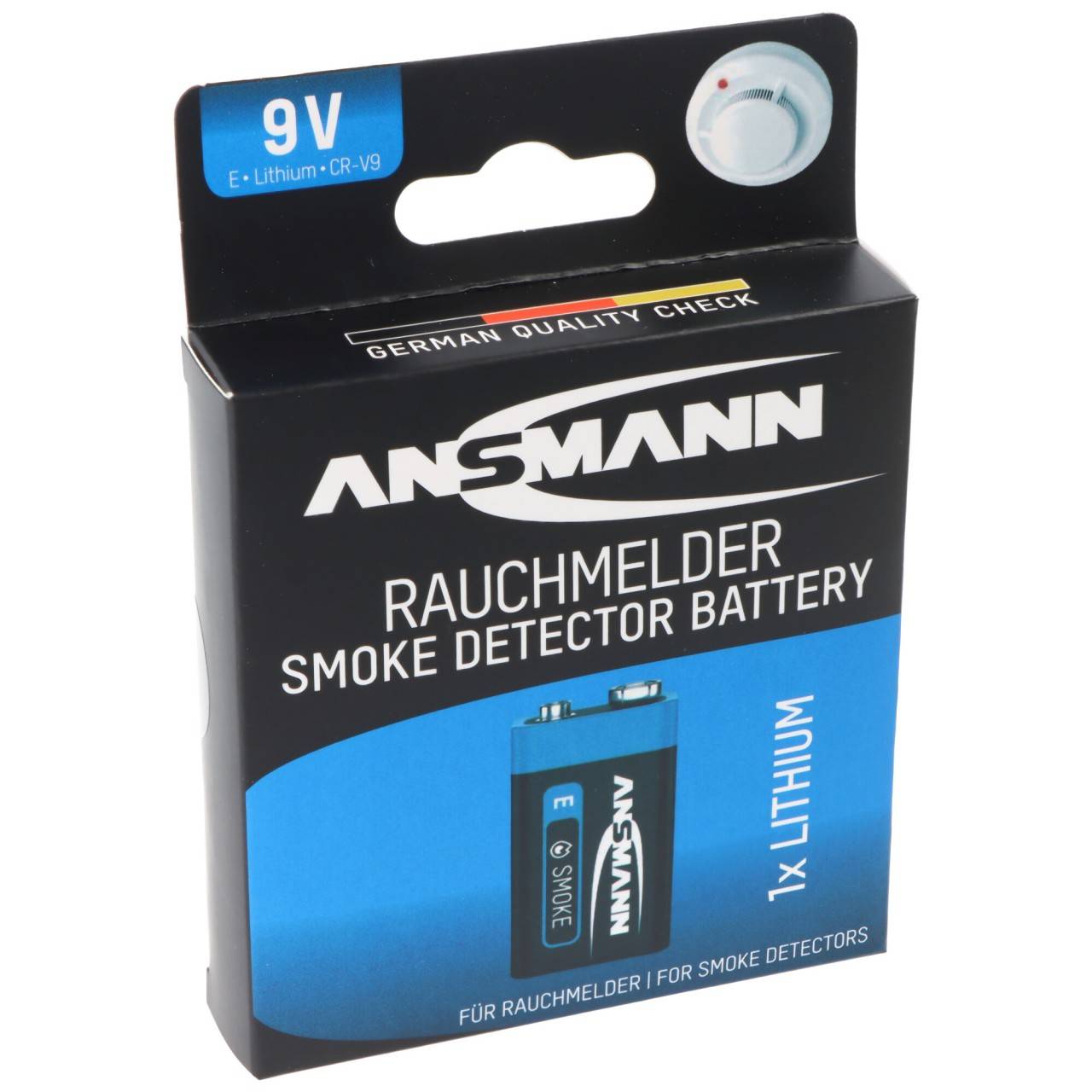 Lithium Batterie für Rauchmelder 9V E-Block speziell für Rauchwarnmelder-0