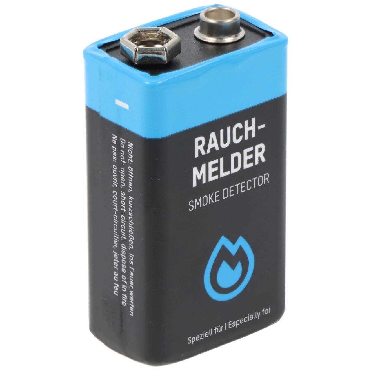 Lithium Batterie für Rauchmelder 9V E-Block speziell für Rauchwarnmelder-1