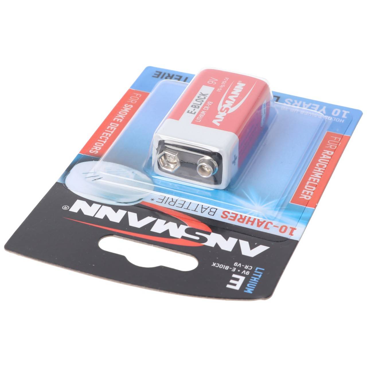 Lithium Batterie für Rauchmelder 9V E-Block speziell für Rauchwarnmelder-4