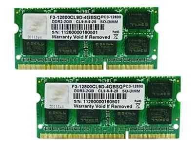 G.Skill SQ Series - DDR3 - Kit - 4 GB: 2 x 2 GB-0