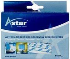 Astar - Bildschirmreinigungstuch (feucht/trocken) (Packung mit 10)-0