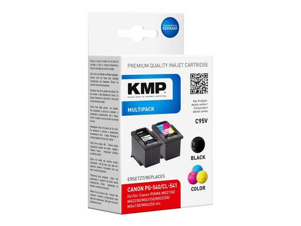 KMP MULTIPACK C95V - 2er-Pack - Schwarz, Farbe (Cyan, Magenta, Gelb) - kompatibe