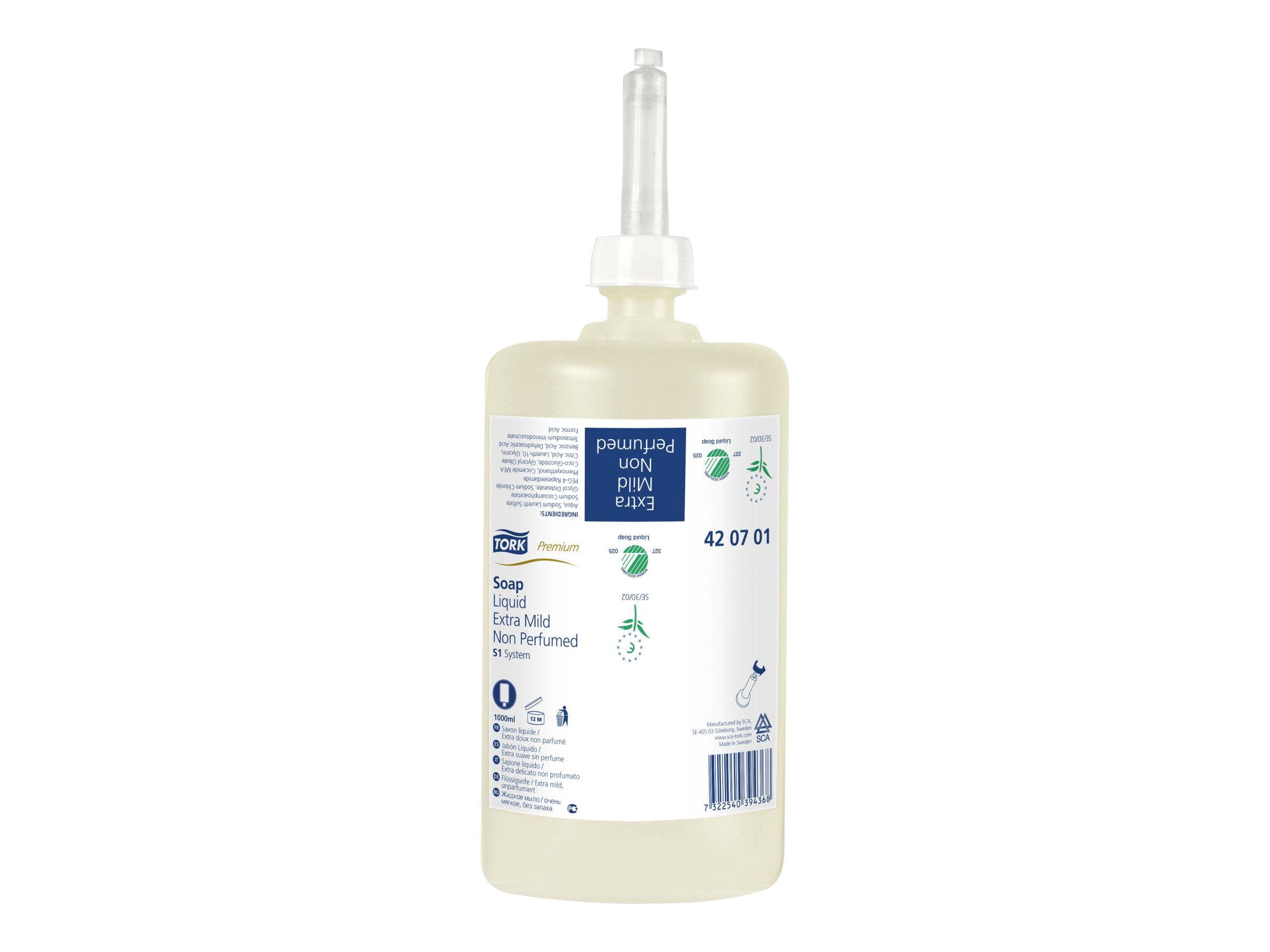 Flüssigseife extra mild 1l 6 St./Pack. - Artikel: 494010800-0