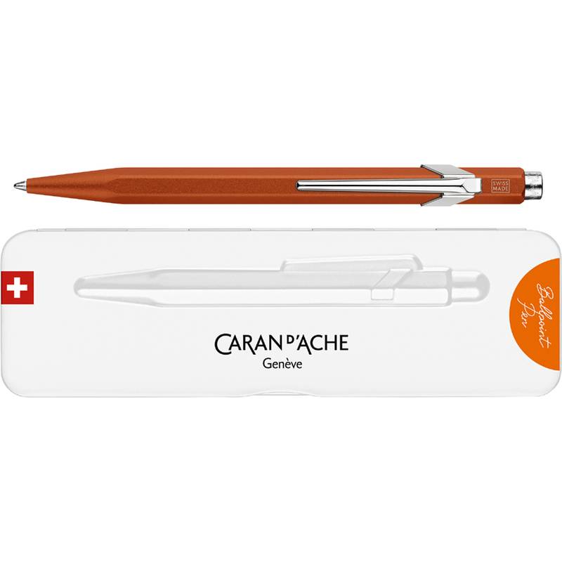 CARAN D'ACHE Druckkugelschreiber 849 Colormat-X, orange (86040612)-0
